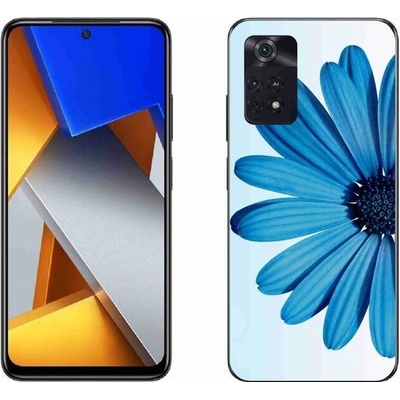 Pouzdro mmCase Gelové Xiaomi Poco M4 Pro 4G - modrá kopretina