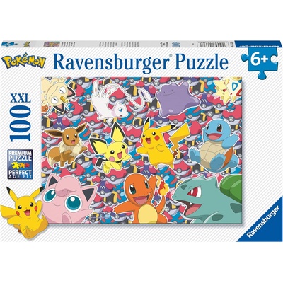 Ravensburger Пъзел Ravensburger от 100 XXL части - Pokémon (13338)