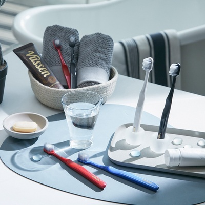 Vussen Четка за зъби ПРЕМИУМ с антибактериална защита и сребърни йони Vussen Double-Wide Toothbrush (570158white)