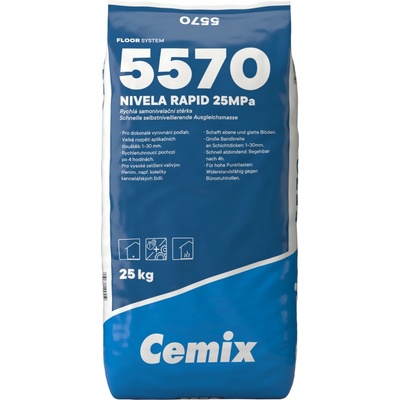 Cemix 5570 Nivela Rapid Stěrka samonivelační 25 MPa 25 kg – Hledejceny.cz