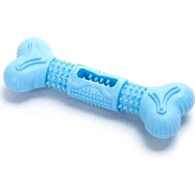 Nobleza gumená dentálna kosť 14,5 cm modrá