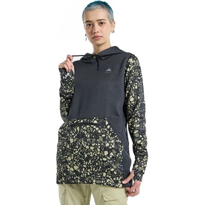 Burton Oak Long Pullover True Black Heather/Sediment