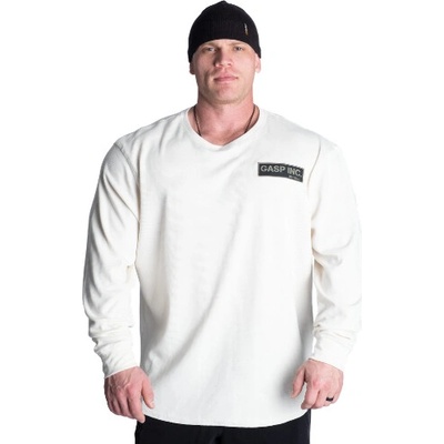 Gasp G.U.I THERMAL LS OFF WHITE termo mikina krémová
