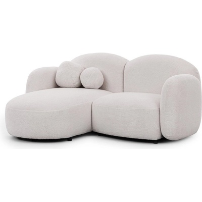 ROPEZ Кремав ъглов диван от букле (ляв ъгъл) Orbit - Ropez (Orbit A+OT+1,5+A Quelle 01 Standard)