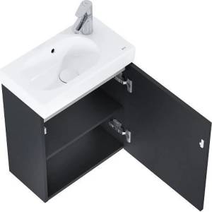 Roca Шкаф Unik Mini-N, 450 x 249 x 575 mm (мебел и умивалник) matt black (A852445532)