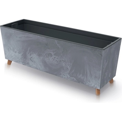 NABBI DUC800NE plastový kvetináč na nožičkách 77 cm marengo