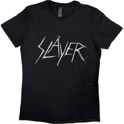 Slayer Scratchy Logo Black S Дамски Риза (SLAYTEE23LB01)