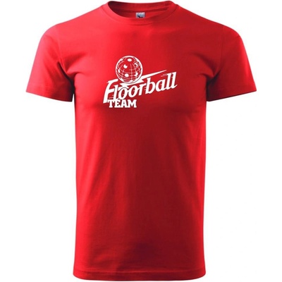 Florbal Team tričko červené