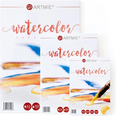 Artmie Blok akvarelových papierov hot press