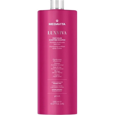 Medavita Luxviva Post color Acidifying šampon po barvení vlasů 1250 ml