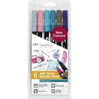 Tombow Oboustranný štětcový fix ABT - black