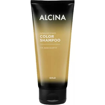 Alcina Color Shampoo tónovací šampon pro blond vlasy Gold 200 ml