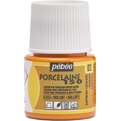 Pébéo Farba na porcelán Porcelaine 150 45 ml 03 Saffron Orange