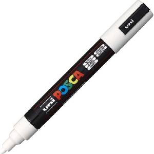uni PC-5M Химикалка 1, 8 - 2, 5 mm 01 White 1 бр (60.1501)