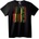 NOONEBRAND Тениска Свободен от 1865 с Раста Флаг - 3XL, Black