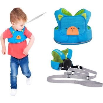 Trunki popruhy bezpečnostní polstrované modré
