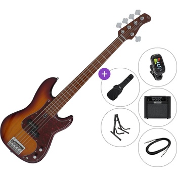 SIRE Marcus Miller P5 Alder-5 SET 2 Tobacco Sunburst 5-струнна бас китара