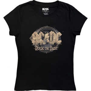 AC/DC Rock or Bust Black S Дамски Риза (ACDCTS34LB01)