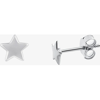 Preciosa minimalistické stříbrné pecky Moon star 5364 00