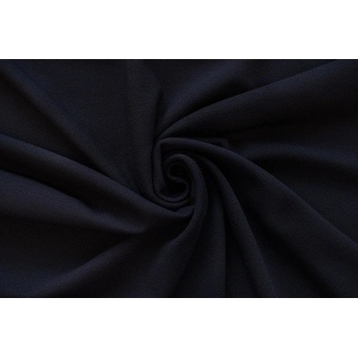 Metráž - Uplet Vis/Pam/El TMAVĚ MODRÝ Puntopiqué - metrový textil