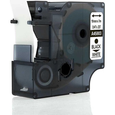 Alternatívna páska Dymo 45803, S0720830, 19mm x 7m, čierna tlač / biely podklad