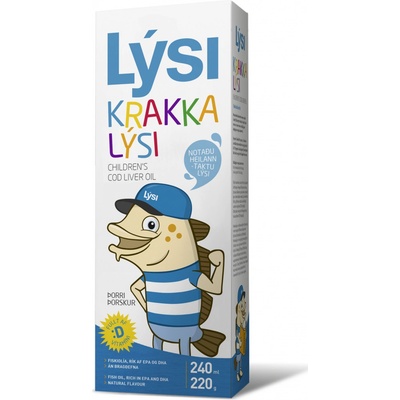 Lýsi Island olej z tresčích jater pro děti 240 ml – Hledejceny.cz