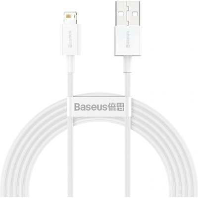 Baseus CALYS-C02 vidlice Apple Lightning,USB A vidlice, 2m, bílý