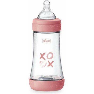 Chicco fľaša dojčenská Perfect 5 silikón dievča V000927 240 ml