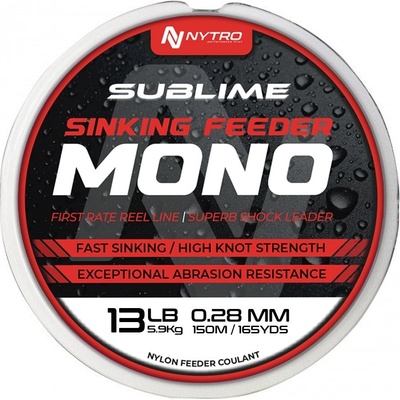 Nytro Sublime Sinking Feeder Mono 150 m 0,30 mm 7,7 kg