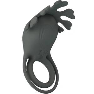 LyBaile Вибриращ пенис ринг Медицински силикон "kono black" Презареждащ се
