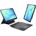 Dux Ducis Калъф с клавиатура Dux Ducis (DK series) за Samsung Tab S10 FE+ (Plus) - черен (6971824155488)