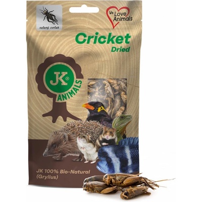JK ANIMALS Sušený cvrček 80 g