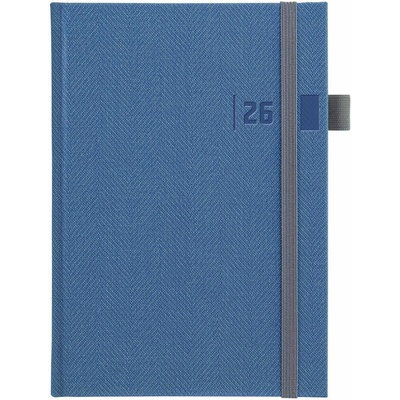 Graspo Tweed A5 týdenní 2026 modrý – Zboží Živě