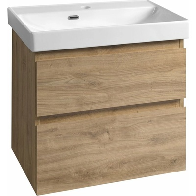 Aqualine ALTAIR umyvadlová skříňka 61,5x60x37cm, dub emporio AI368