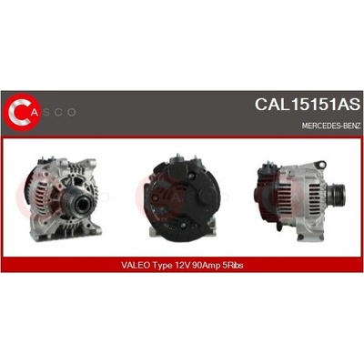 ALTERNATOR 12V 90A CAL15151AS