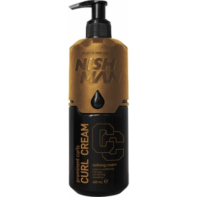 Nishman Curl Cream (CC) - krém na definíciu kučier pre mužov 400 ml