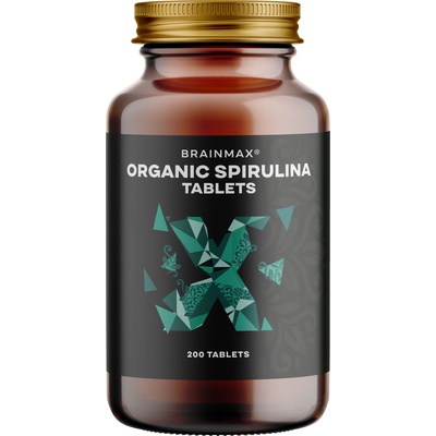 BrainMax Spirulina BIO, табл Брой капсули: 200 таблетки
