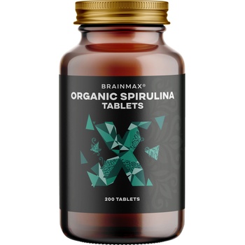 BrainMax Spirulina BIO, табл Брой капсули: 200 таблетки