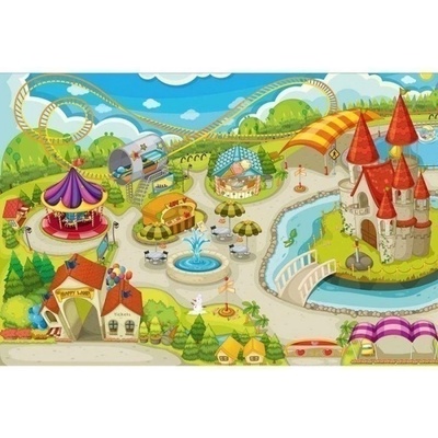 DIMEX ART Флизелинов фототапет увеселителен парк 375 x 250 см