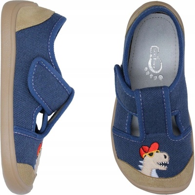 3f freedom for feet Detské papuče na suchý zips viacfarebné