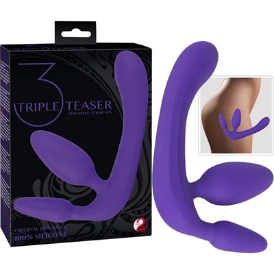 You2Toys Triple Teaser Strapless Strap-On Purple