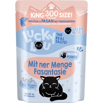 Lucky Lou Adult 6 x drůbež a bažant 300 g