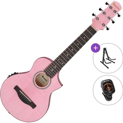 Ibanez EWP17M2E-SMO Standard SET Strawberry Milk Open Pore Гиталеле (EWP17M2E-SMO-STANDARD-SET)