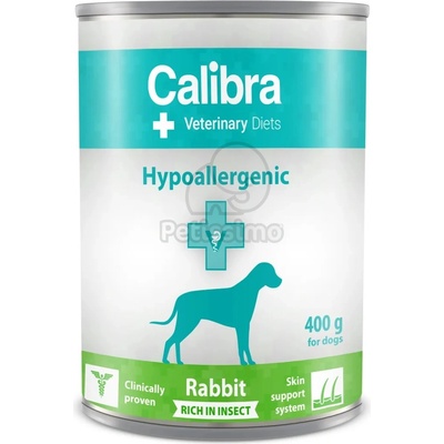 Calibra Veterinary Diets Dog Hypoallergenic консерви - заешко с насекоми 400 г