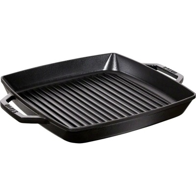 Staub Grilovací pánev se dvěma úchyty 28x28 černá