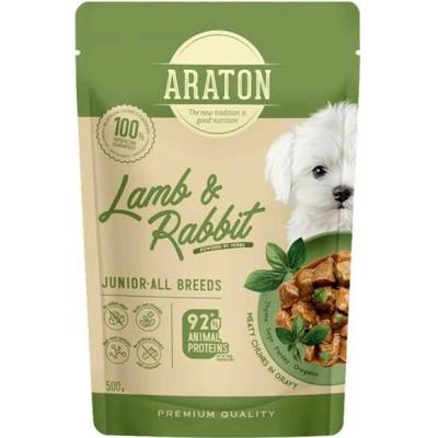 Araton Junior Dog All Breeds with Lamb and Rabbit of all breeds 500 g