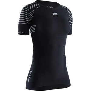 X-Bionic Дамско синтетично термобельо X-Bionic Women's Invent 4.0 LT Shirt S/S T-shirt - Opal Black / Arctic White (114-3172-0214)