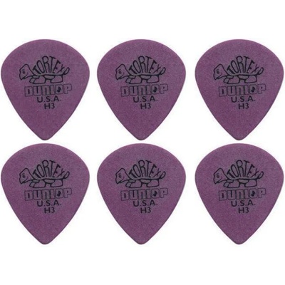 Dunlop 472R H3 Tortex Jazz 6 Перце за китара (472RH3-6PACK-SET)