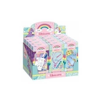 Mini sada na výrobu náramkov náhrdelníkov a pečiatky Jednorožec