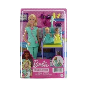 Barbie povolania herný set s bábikou Detská lekárka